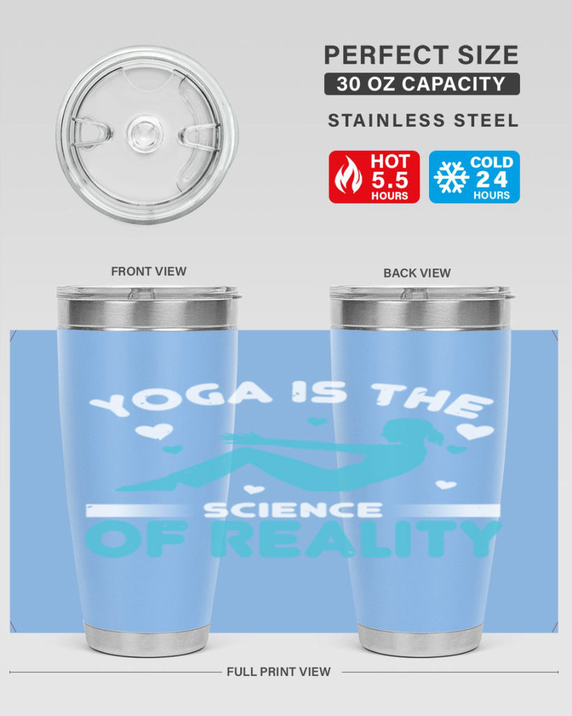 yoga is the science of reality 16#- yoga- Tumbler