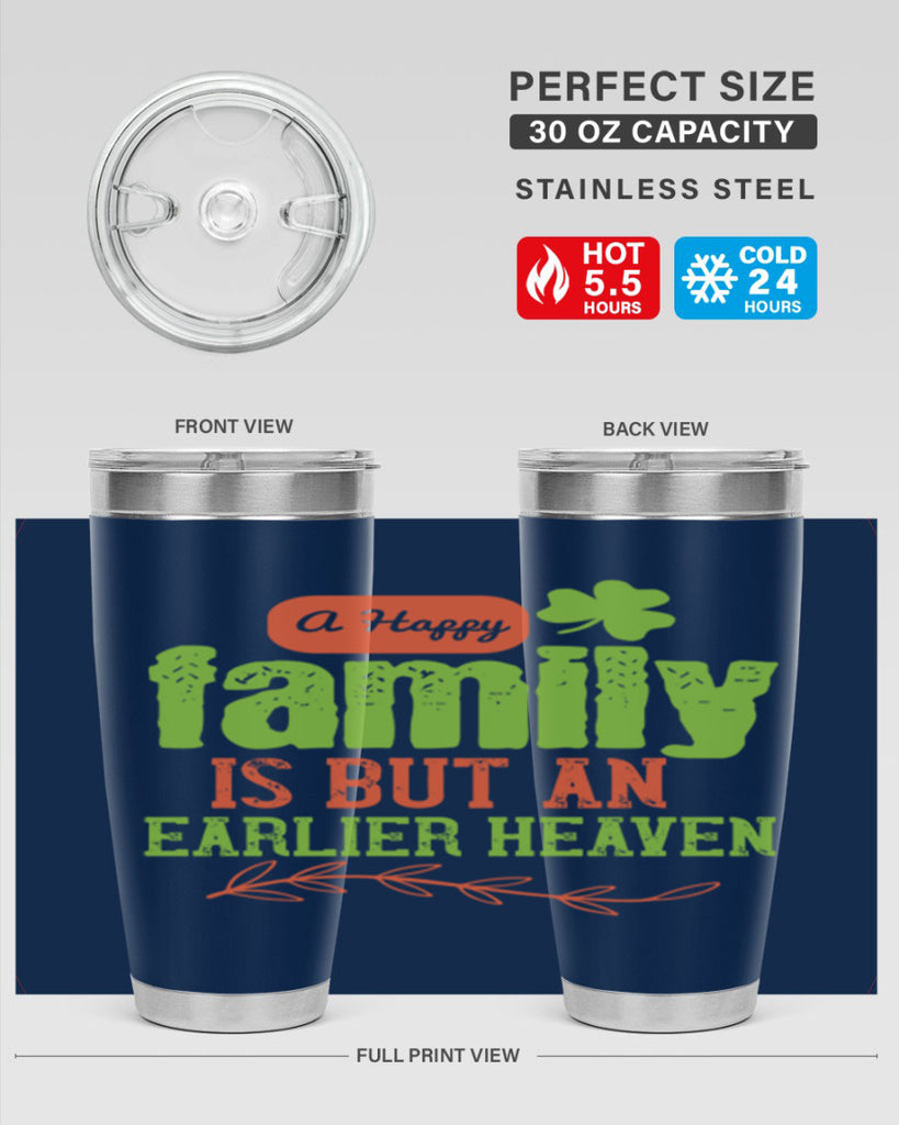 A happy family is but an earlier heaven Style 54#- baby- Tumbler