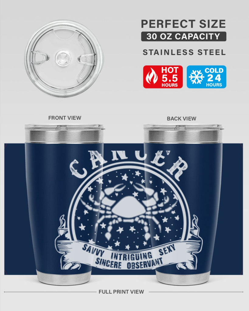 Cancer 14#- zodiac- Tumbler