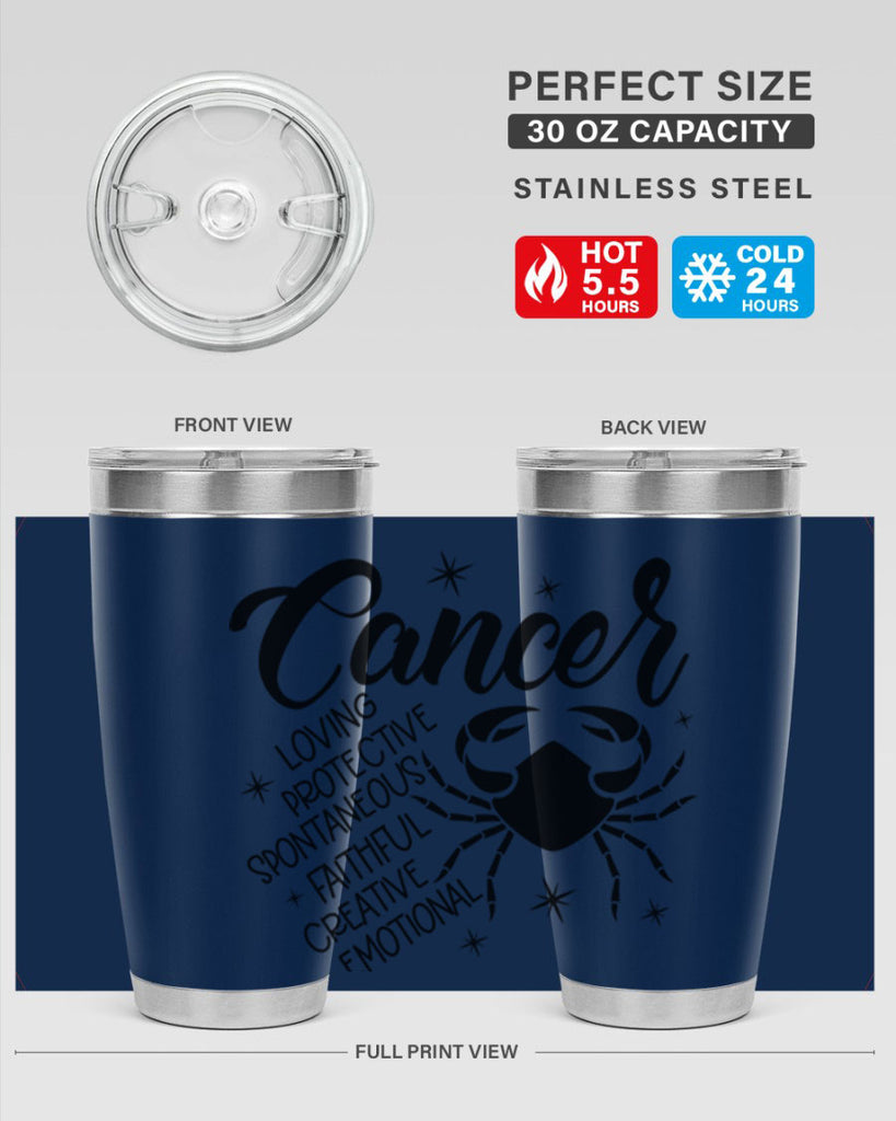Cancer 151#- zodiac- Tumbler