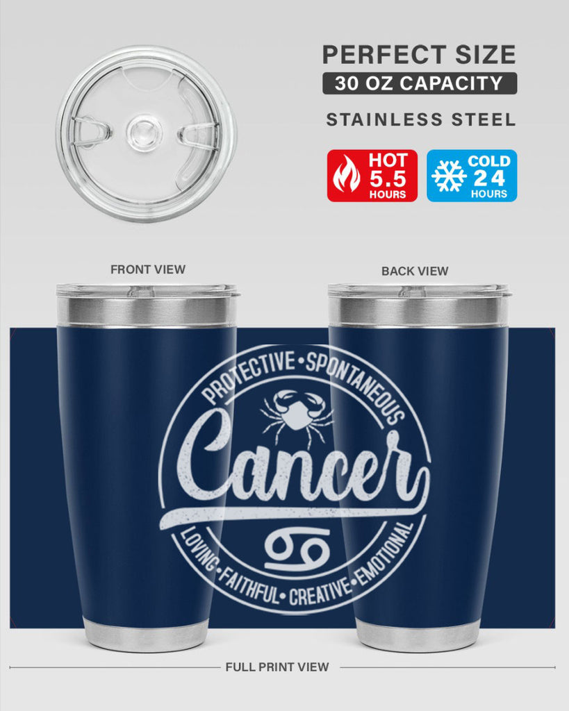 Cancer 154#- zodiac- Tumbler