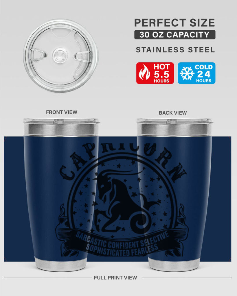 Capricorn 38#- zodiac- Tumbler