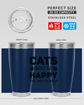 Cats Make Me Style 40#- cat- Tumbler