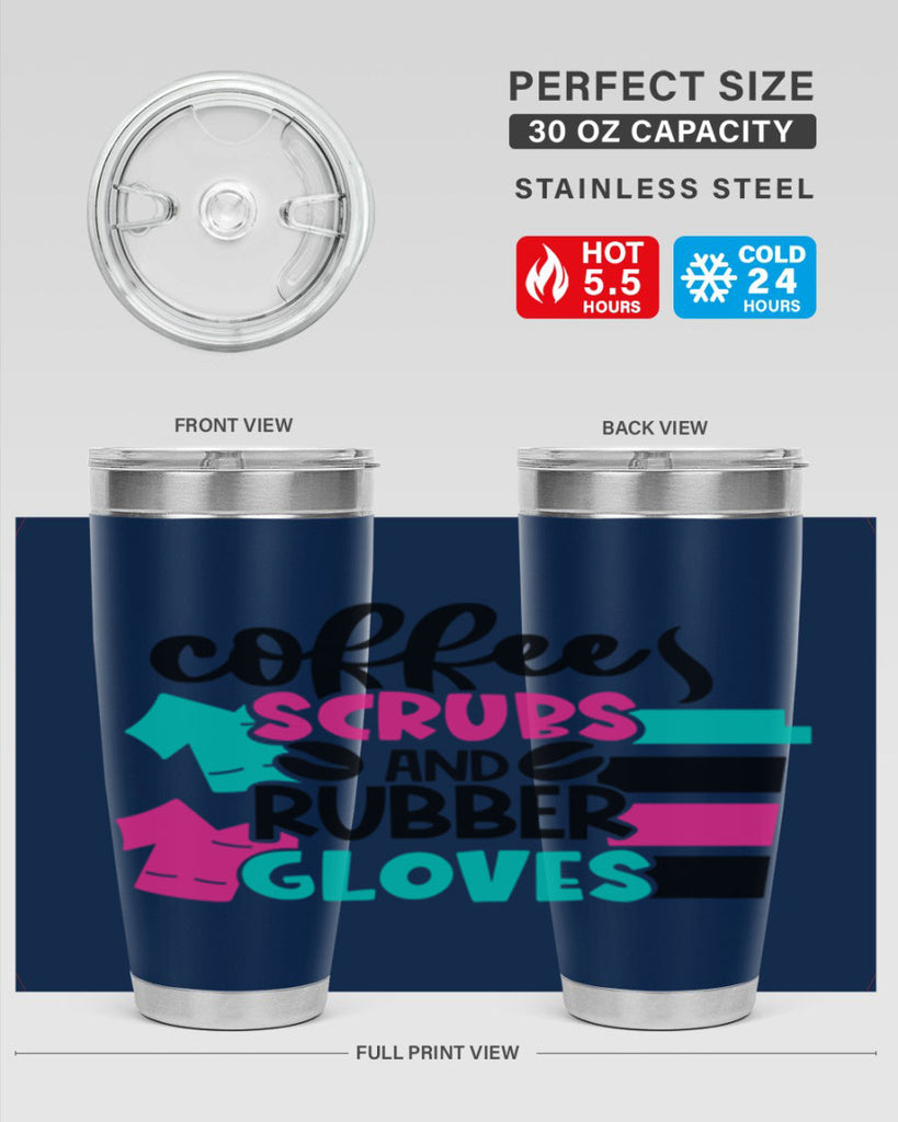 Coffee Scrubs And Rubber Gloves Style Style 209#- nurse- tumbler