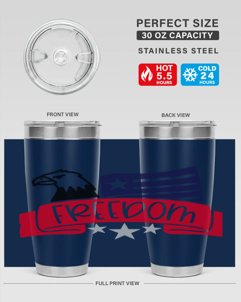 Freedom Style 147#- Fourt Of July- Tumbler