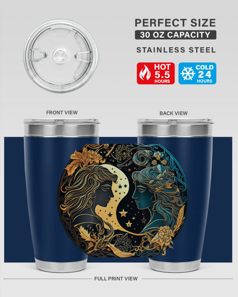 Gemini 216#- zodiac- Tumbler