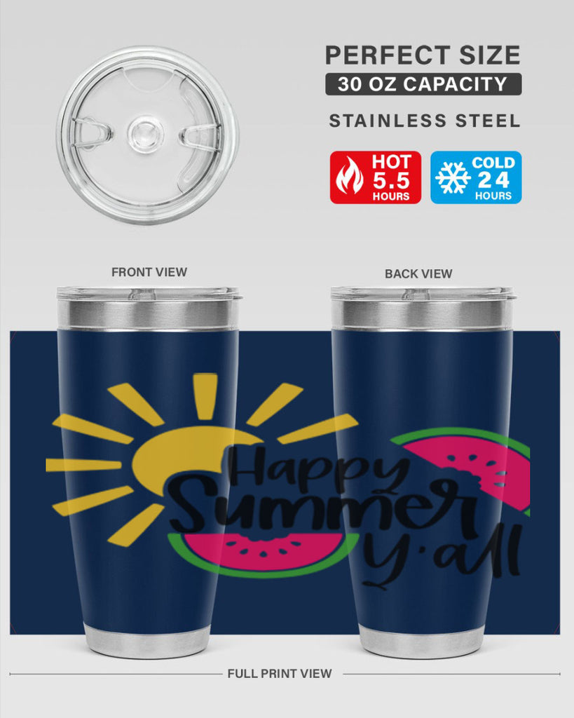 Happy Summer Yall Style 41#- summer- Tumbler