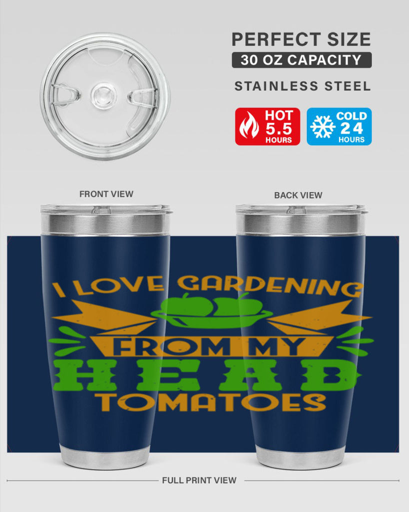 I love gardening from my head tomatoes 54#- farming and gardening- Tumbler