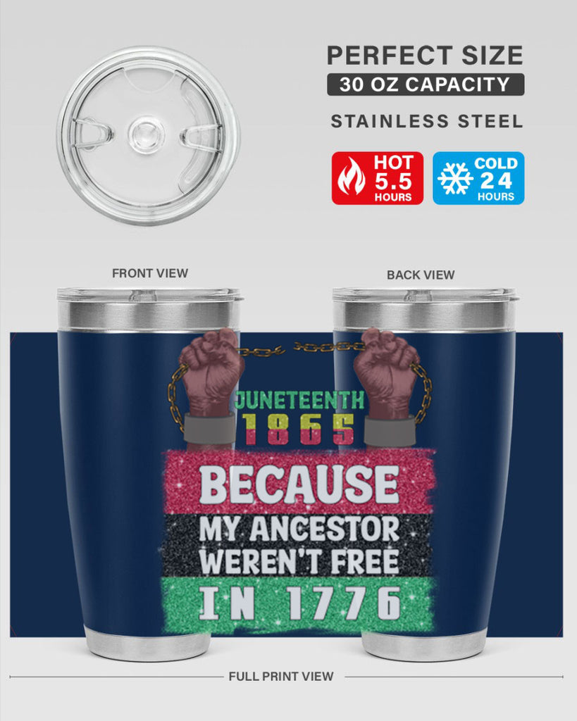 Juneteenth 1865 Ancestor 4#- Juneteenth- tumbler