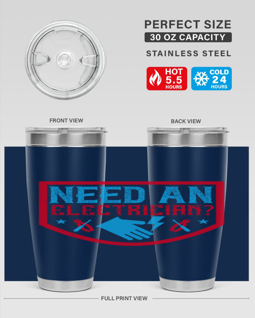 Need an electrician Style 23#- electrician- tumbler