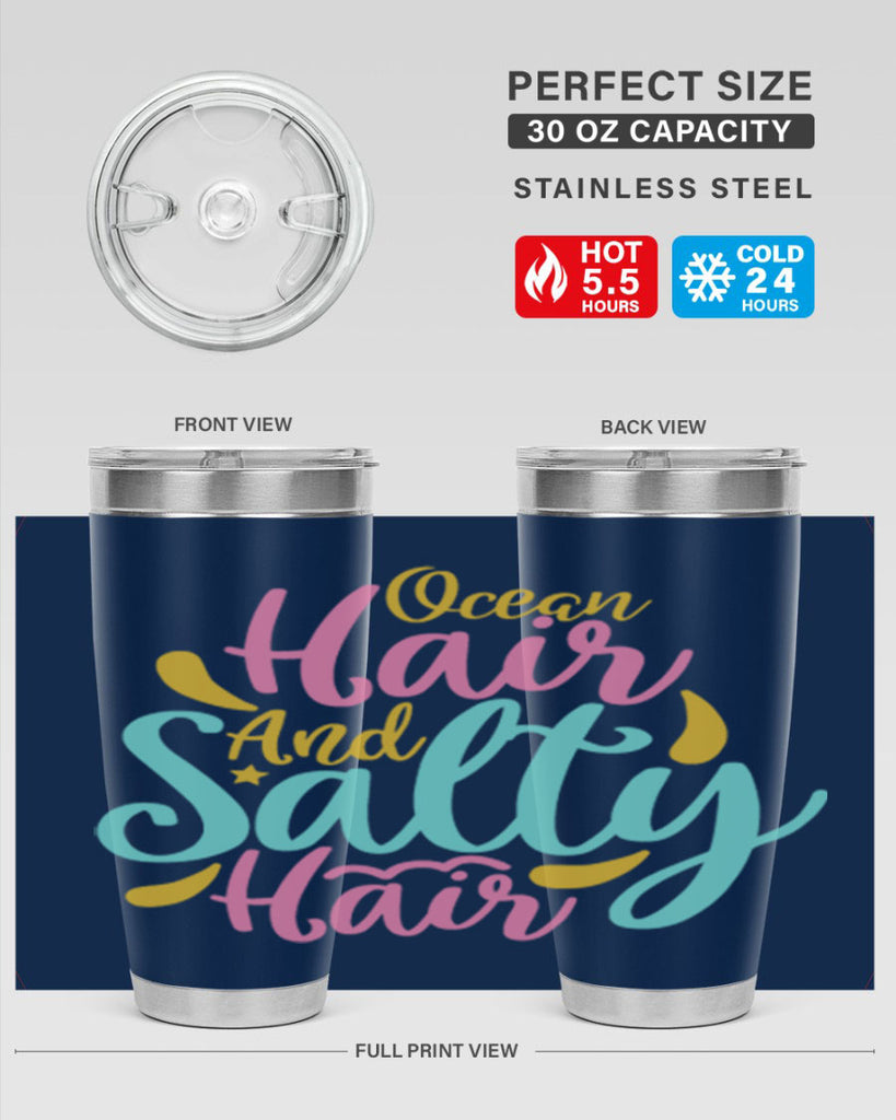OCEAN HAIR SALTY HAIR Style 60#- summer- Tumbler