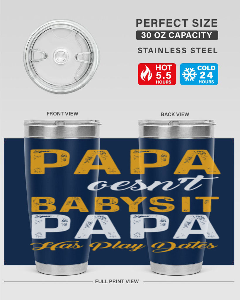 Papa 124#- grandpa - papa- Tumbler