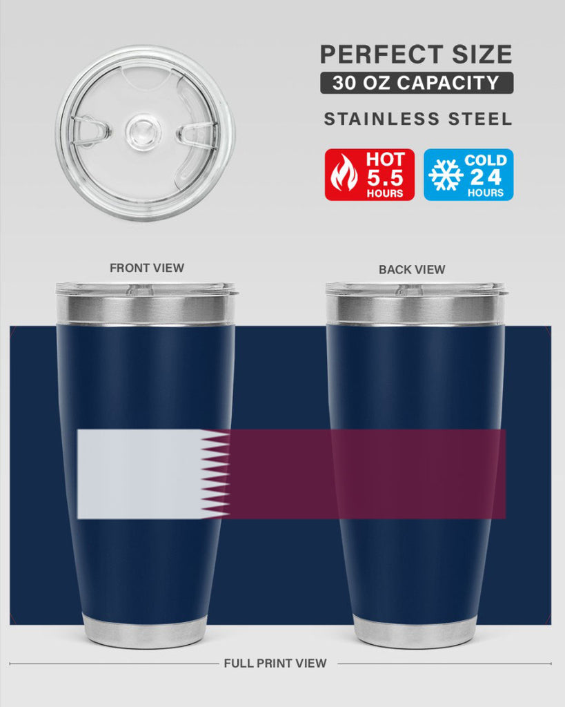 Qatar 56#- world flags- Tumbler