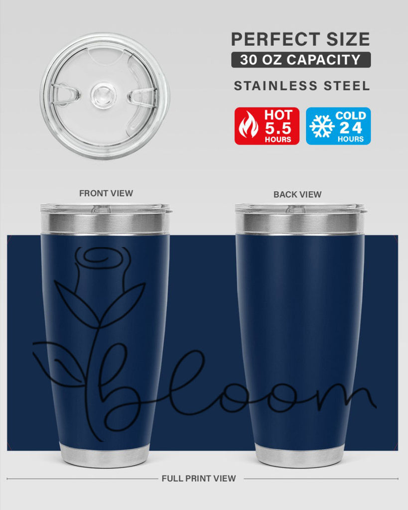 Rosebud line bloom400#- spring- Tumbler