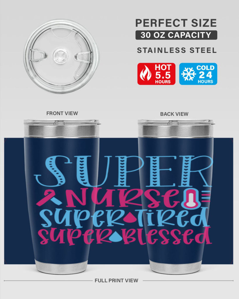 Super Nurse Super Tired Style Style 23#- nurse- tumbler
