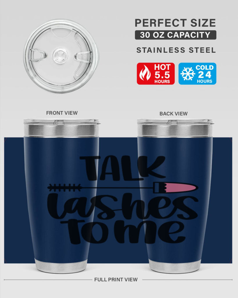 Talk Lashes To Me Style 16#- make up- Tumbler