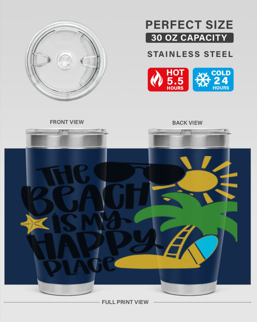 The Beach Is My Happy Place Style 12#- summer- Tumbler