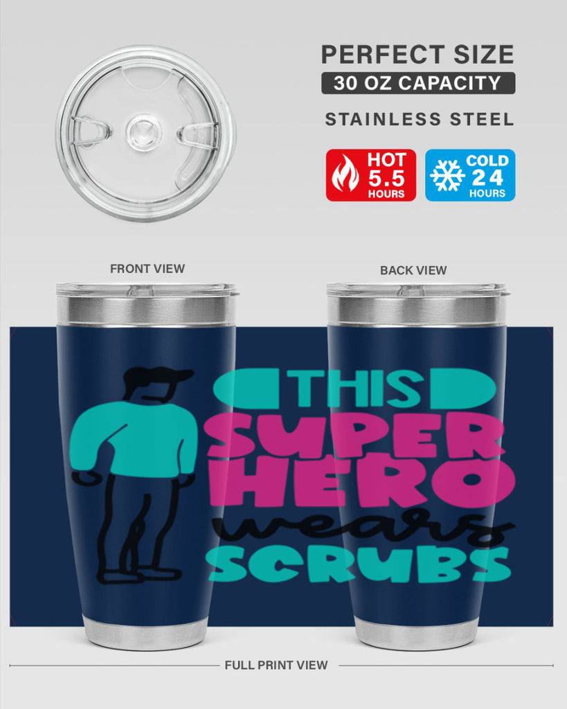 This Superhero Wears Scrubs Style Style 19#- nurse- tumbler