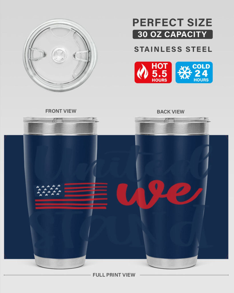 United we stand Style 9#- Fourt Of July- Tumbler