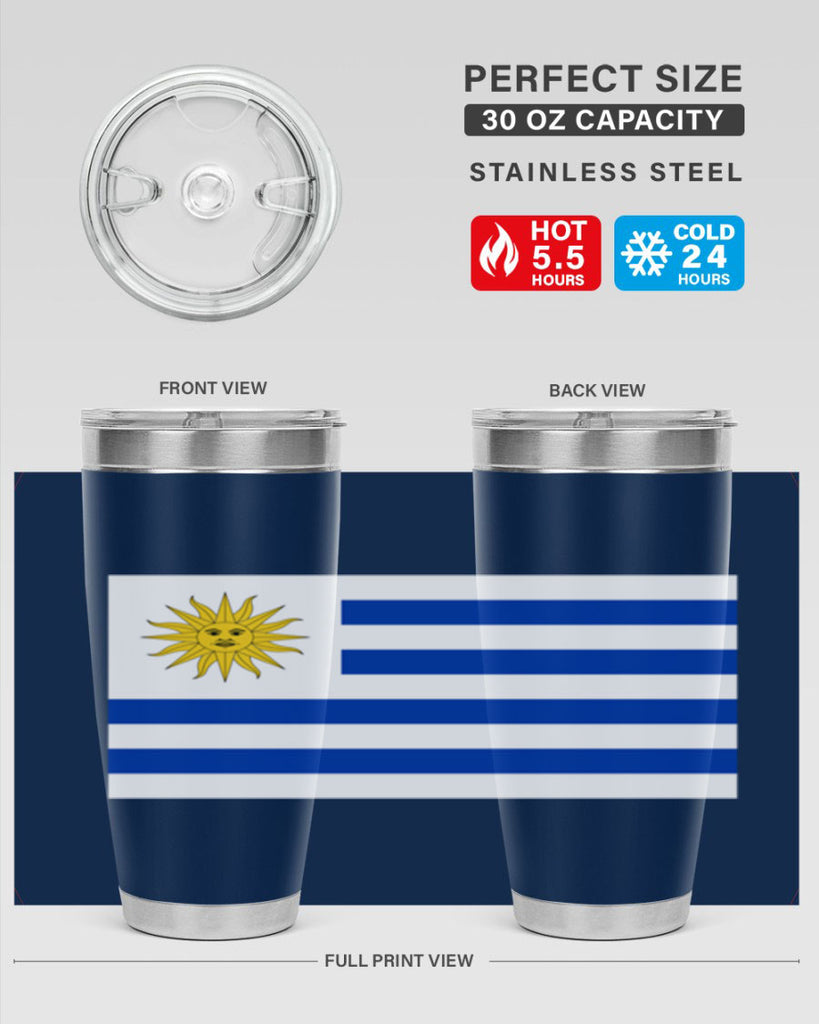 Uruguay 9#- world flags- Tumbler