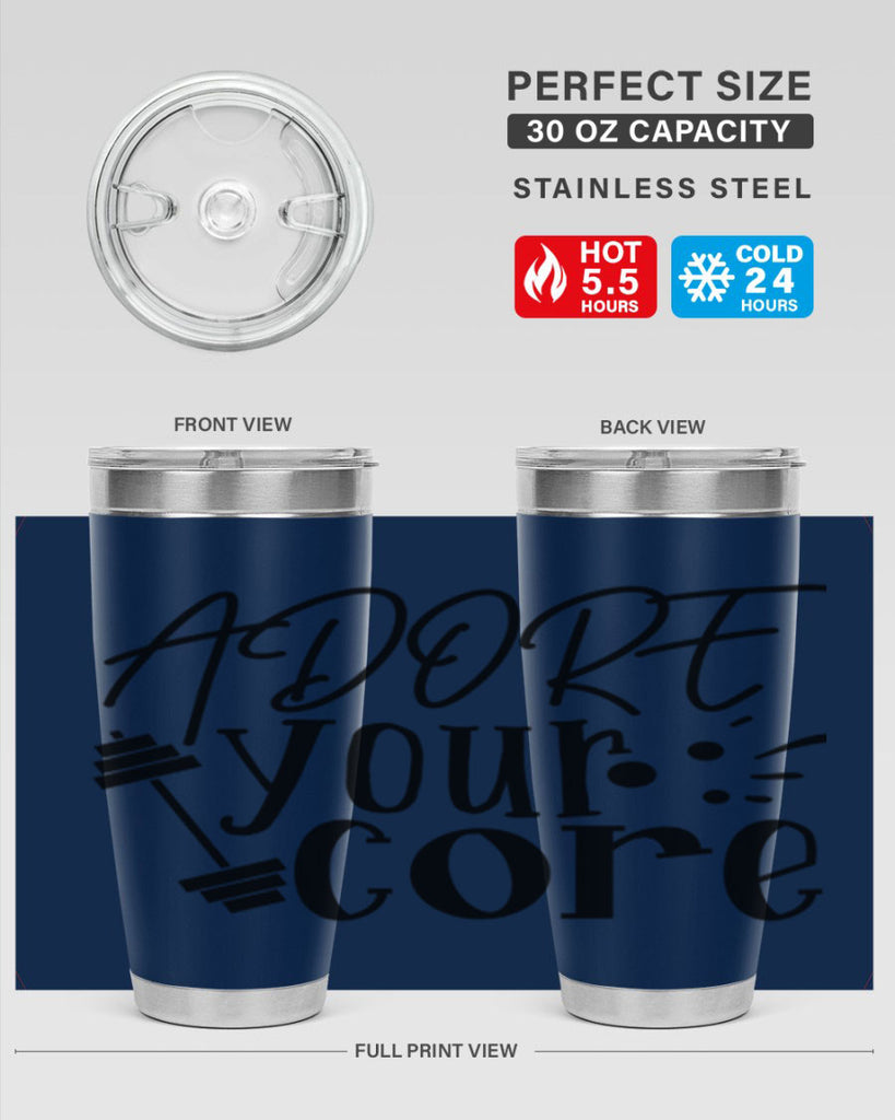adore your core Style 111#- summer- Tumbler