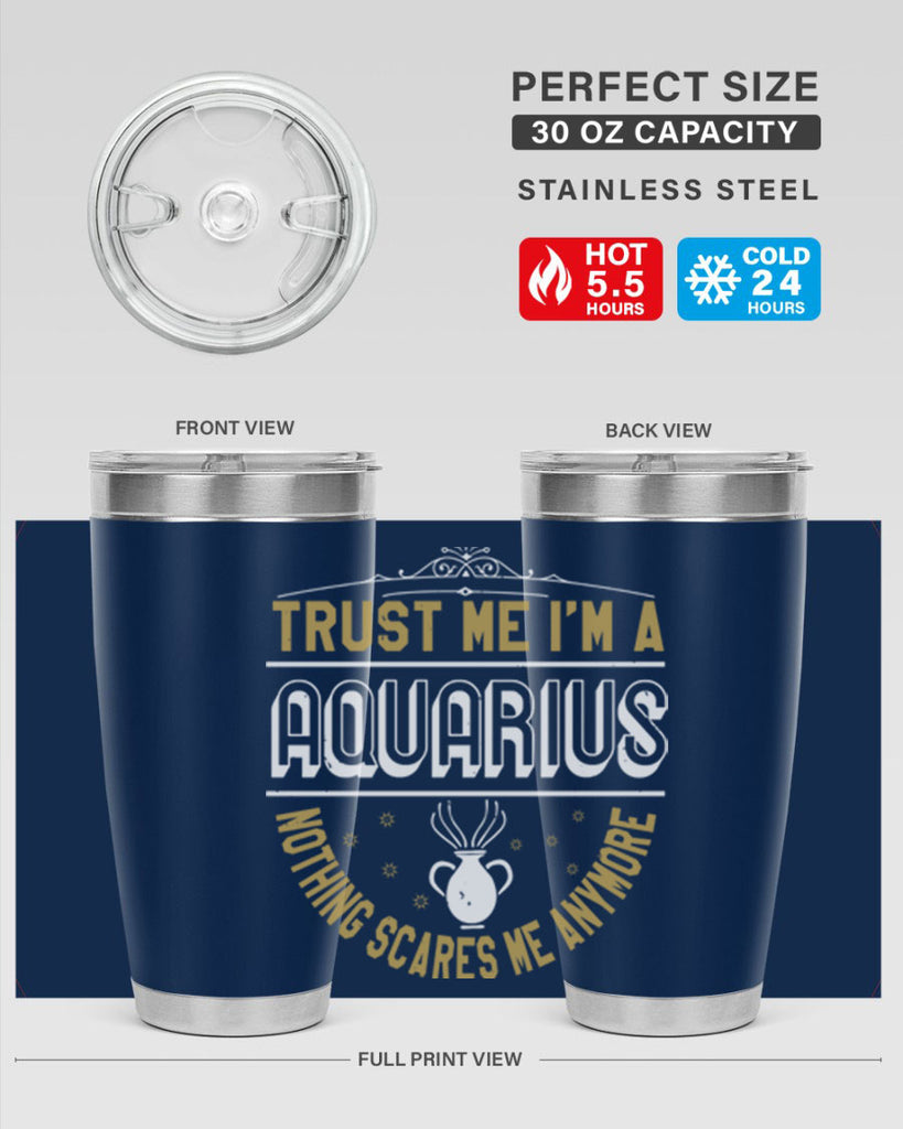 aquarius 87#- zodiac- Tumbler