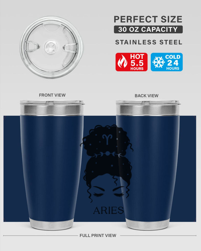 aries 132#- zodiac- Tumbler