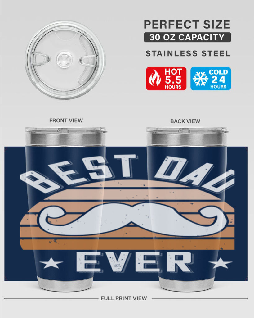 best dad ever 124#- fathers day- Tumbler