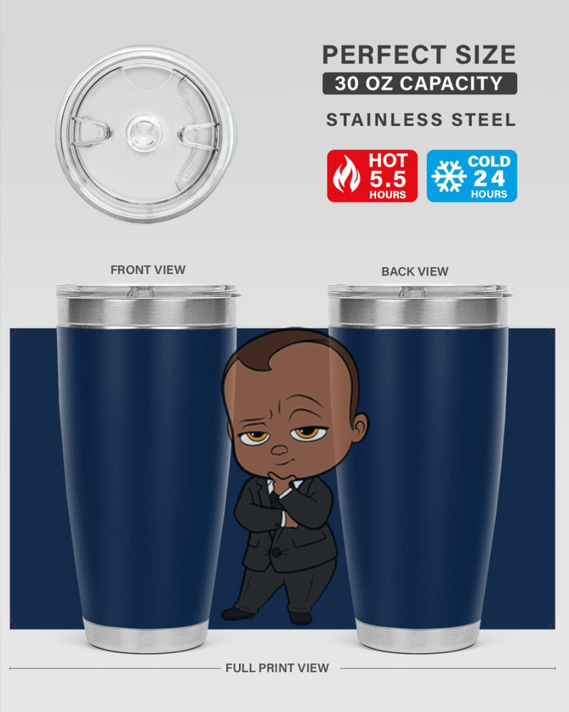 black boy 8#- black men - boys- tumbler