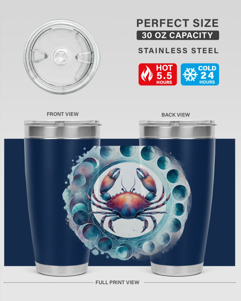 cancer 179#- zodiac- Tumbler