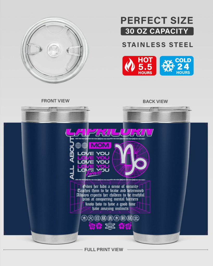 capricorn 208#- zodiac- Tumbler
