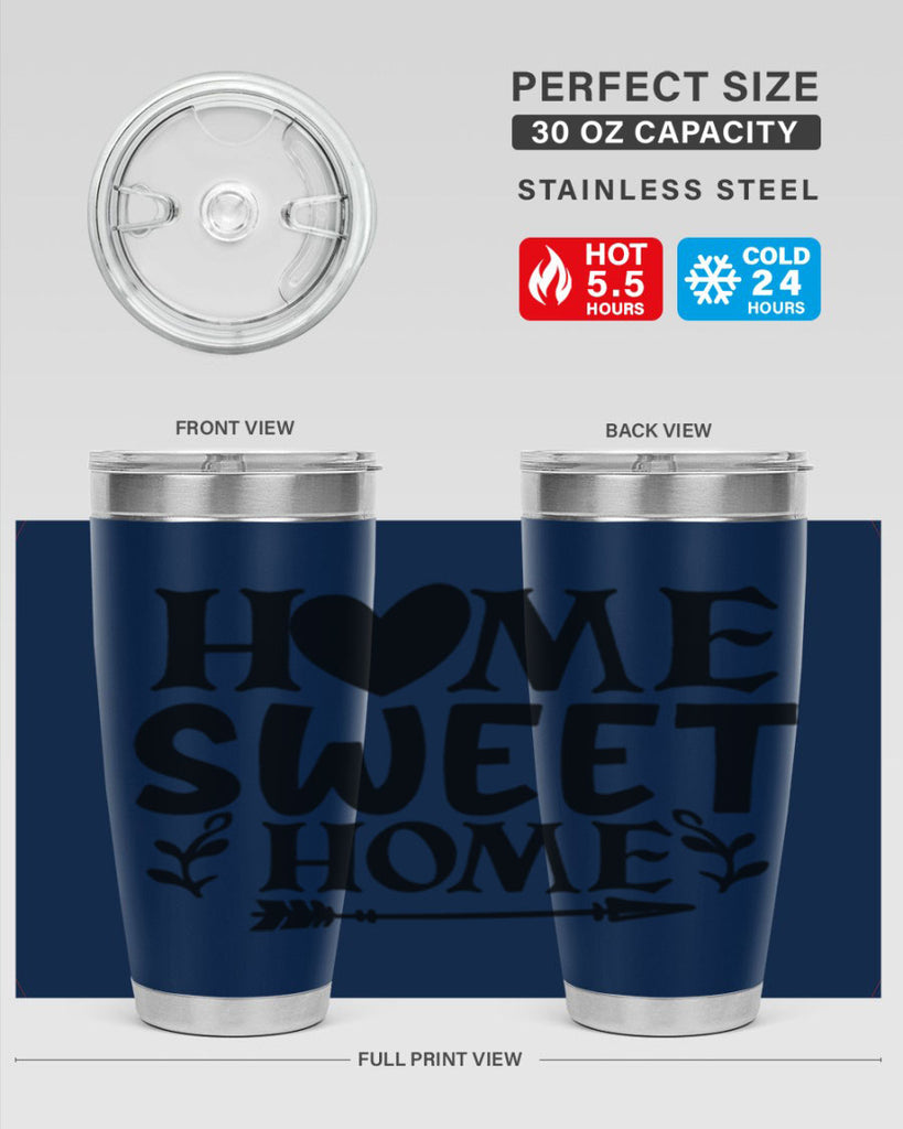 home sweet home 27#- home- Tumbler