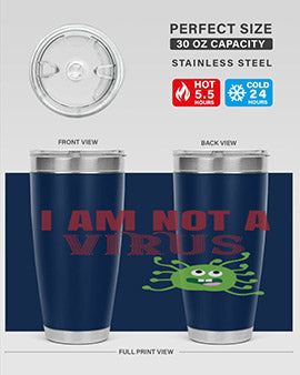 i am not a virus Style 36#- corona virus- Tumbler