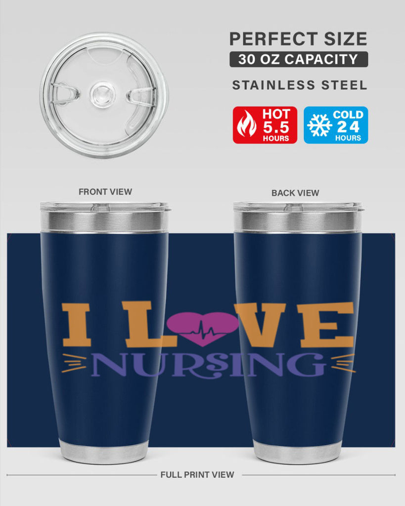 i love nursing Style Style 173#- nurse- tumbler