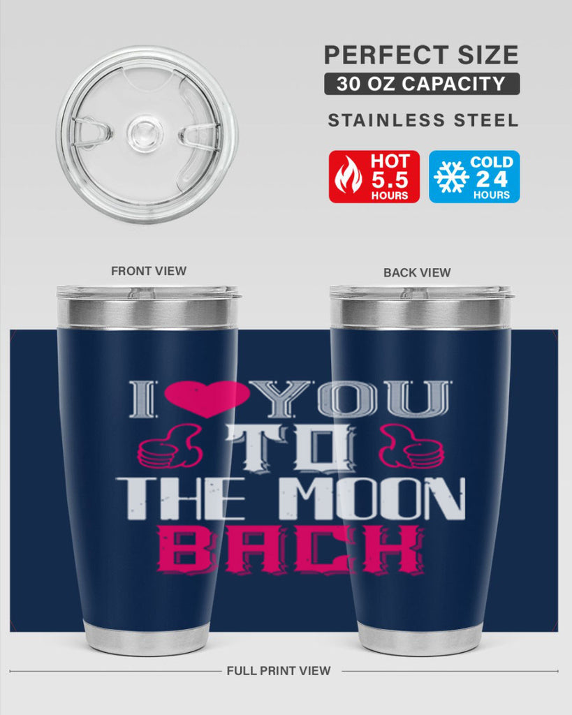 ilove you to the moon beach 49#- valentines day- Tumbler