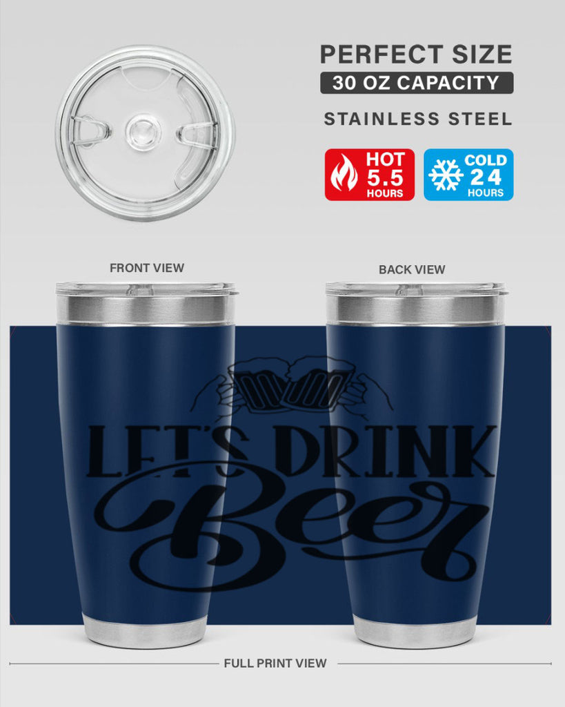lets drink beer 29#- beer- Tumbler