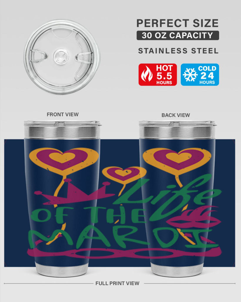 life of the mardi 49#- mardi gras- Tumbler
