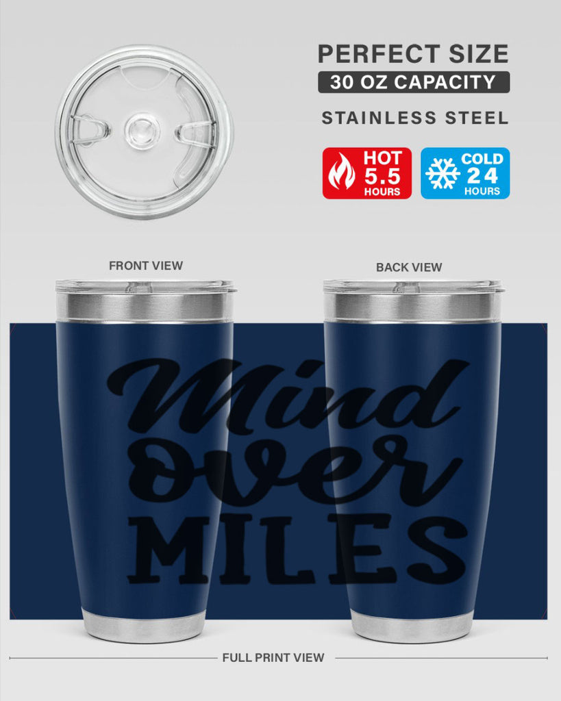mind over miles 28#- gym- Tumbler