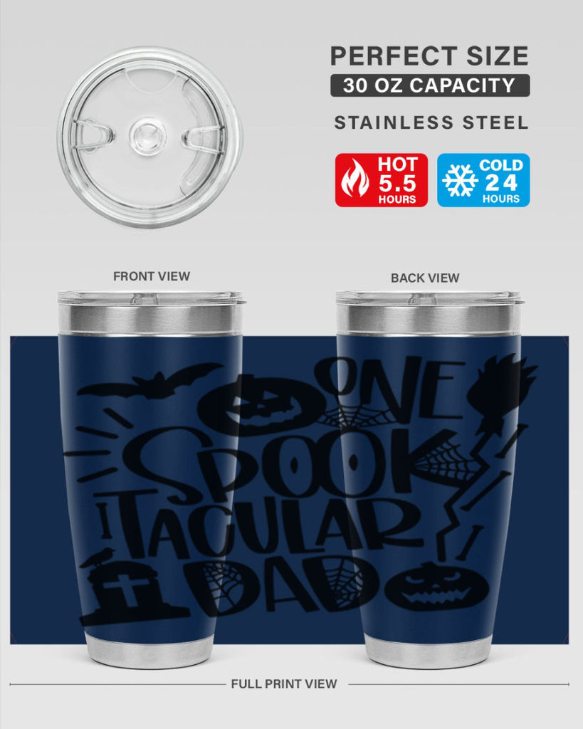 one spooktacular dad 37#- halloween- Tumbler