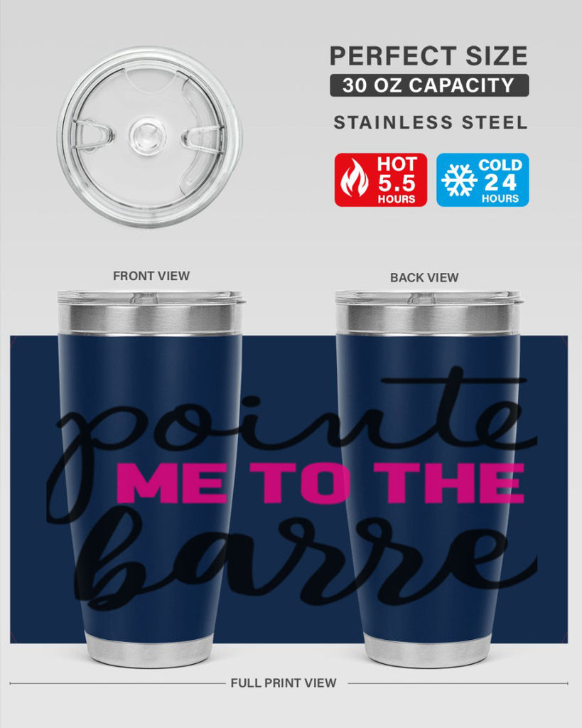 pointe me to the barre 68#- ballet- Tumbler