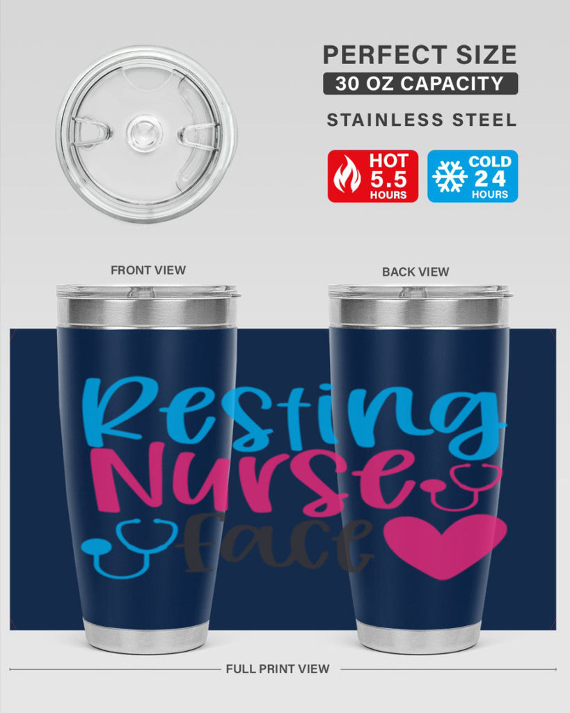 resting nurse face Style Style 56#- nurse- tumbler