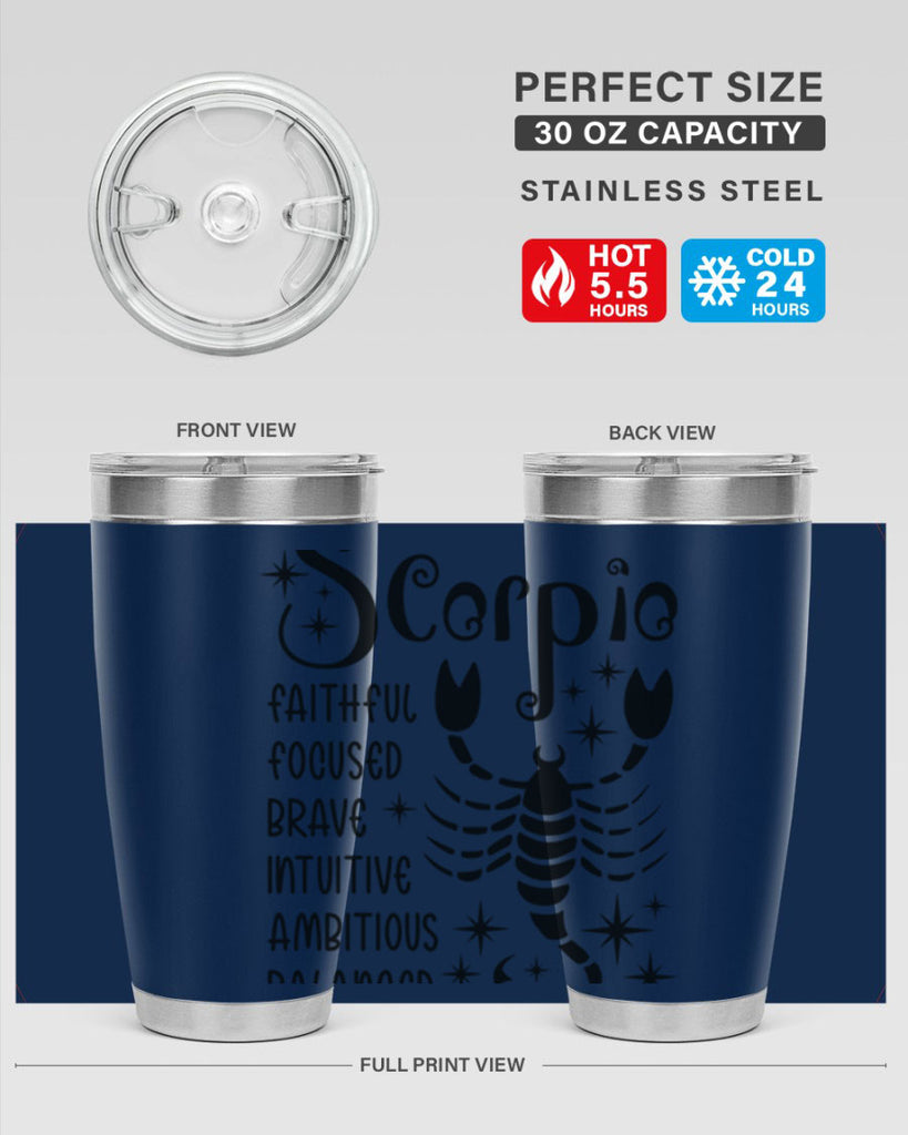 scorpio 431#- zodiac- Tumbler