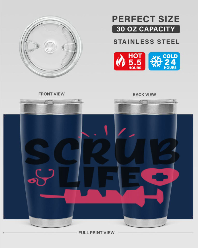 scrub life Style 352#- nurse- tumbler