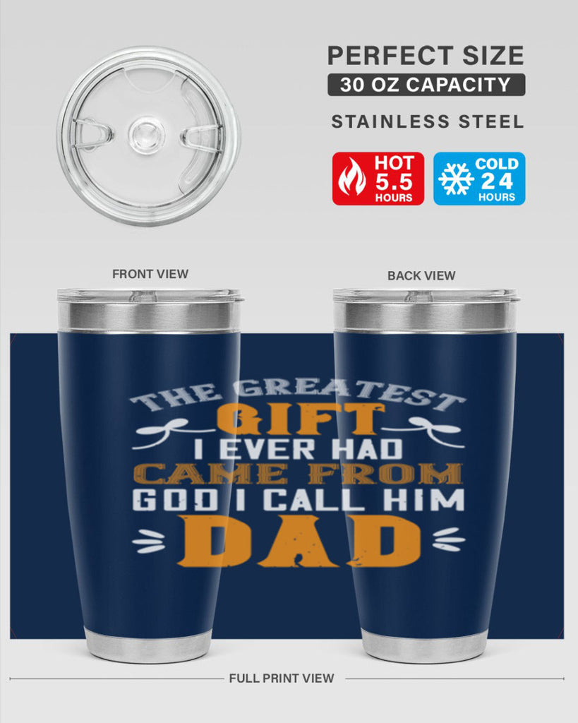 the gratest gift i ever had came from 6#- grandpa - papa- Tumbler