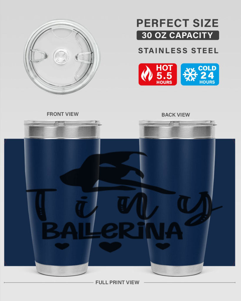 tiny ballerina 88#- ballet- Tumbler
