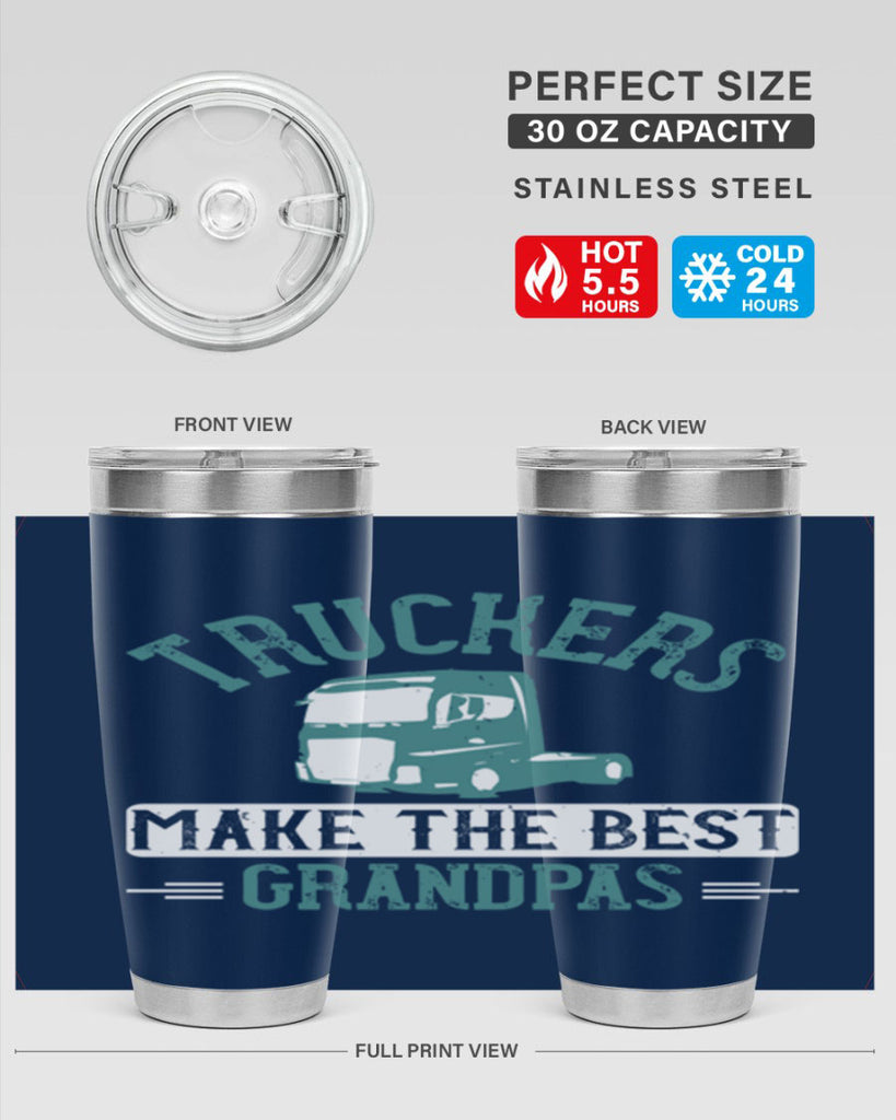 truckers make the best grandpas Style 12#- truck driver- tumbler