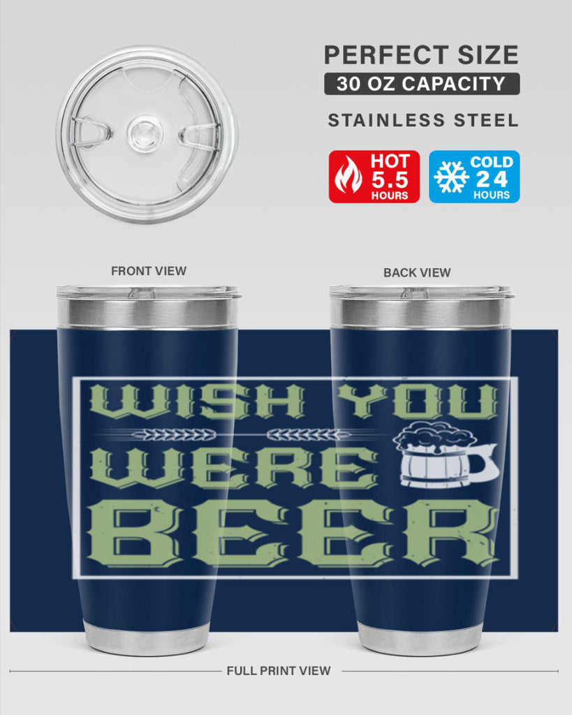 wish you were beer 2#- beer- Tumbler