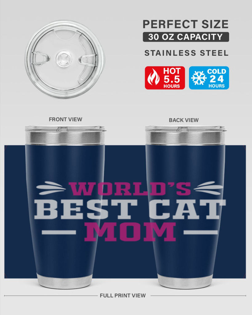 world’s best cat mom 17#- mom- Tumbler