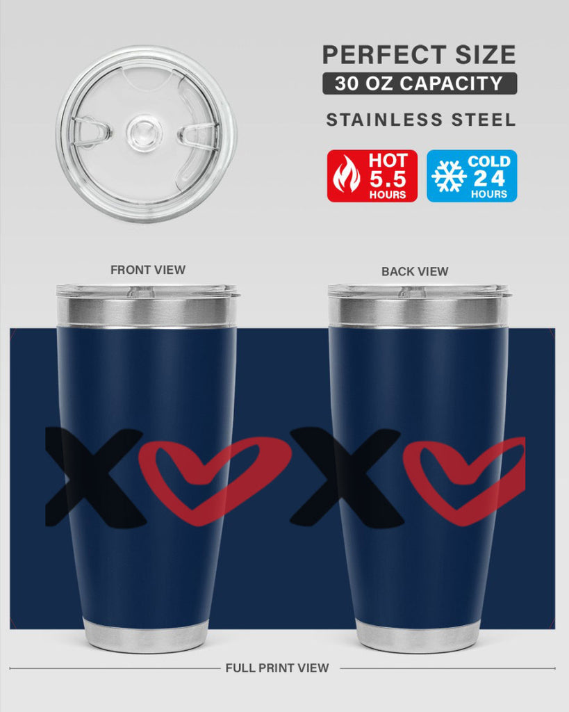 xoxo 12#- valentines day- Tumbler