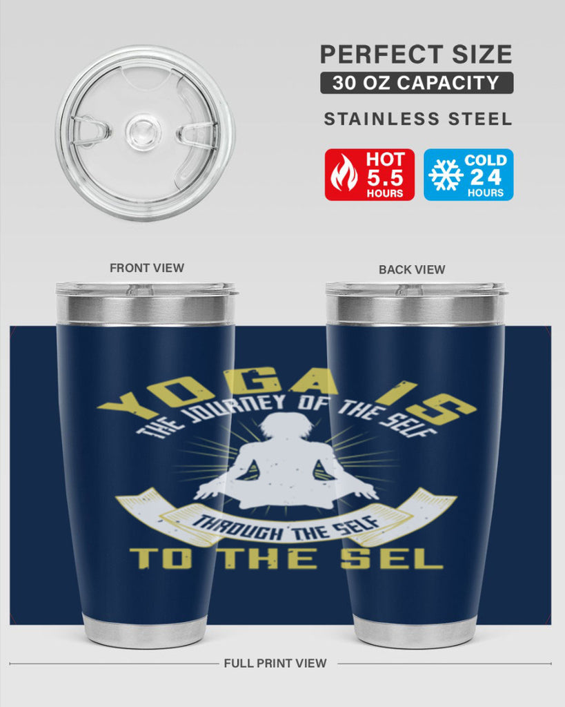 yoga is the journey of the self through the self to the sel 20#- yoga- Tumbler